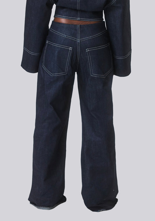 DENIM SET PANTS